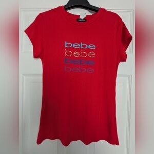 🎈Bebe - Women's Red T-Shirt